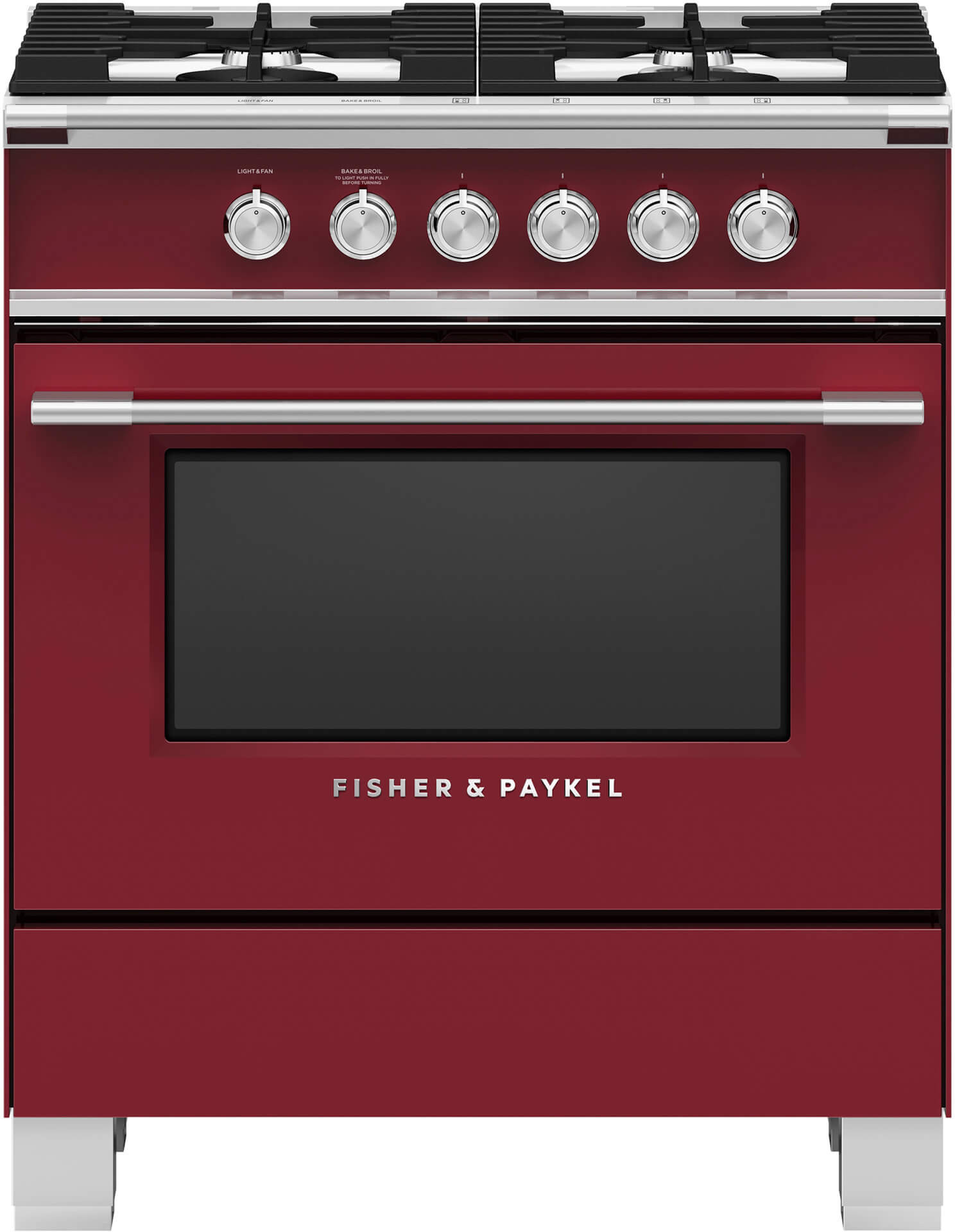 Fisher & Paykel Series 7 classic 30 Freestanding Natural Gas Range OR30SCG4R1