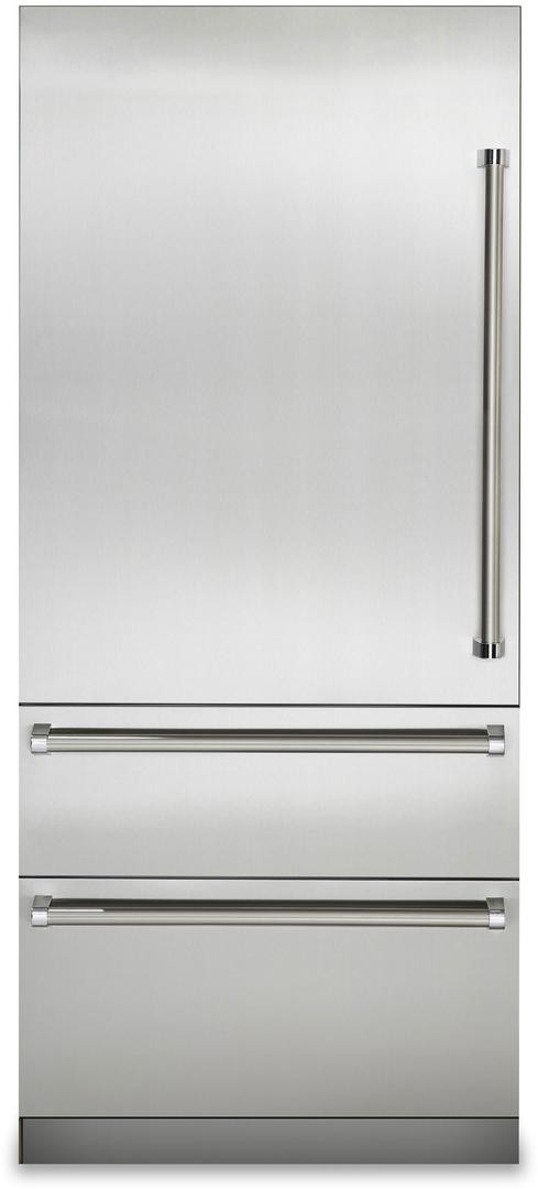 Viking 36 Inch 7 36 Built In Counter Depth Bottom Freezer Refrigerator VBI7360WLSS