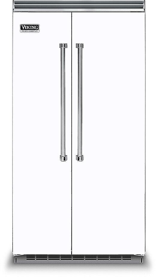 Viking 42 Inch 5 42 Built In Counter Depth Side-by-Side Refrigerator VCSB5423WH