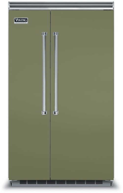 Viking 48 Inch 5 48 Built In Counter Depth Side-by-Side Refrigerator VCSB5483CY