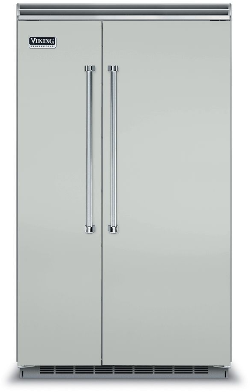 Viking 48 Inch 5 48 Built In Counter Depth Side-by-Side Refrigerator VCSB5483AG