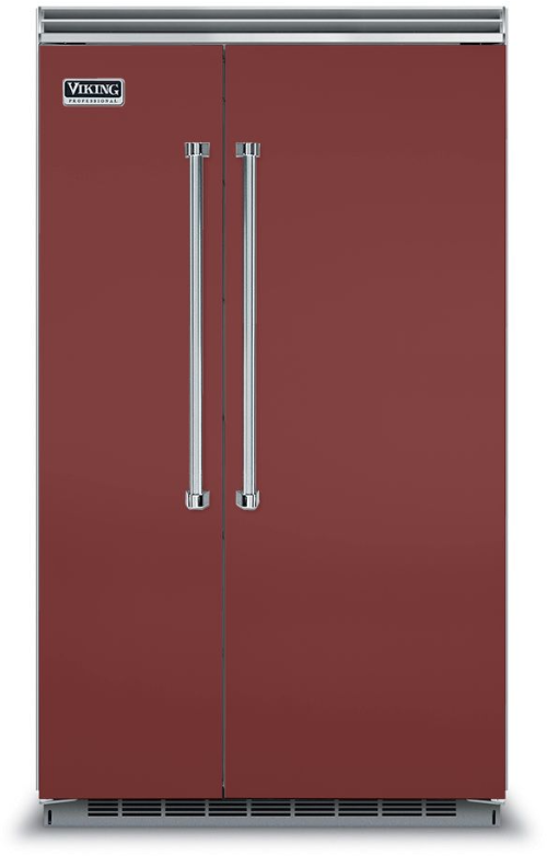 Viking 48 Inch 5 48 Built In Counter Depth Side-by-Side Refrigerator VCSB5483RE