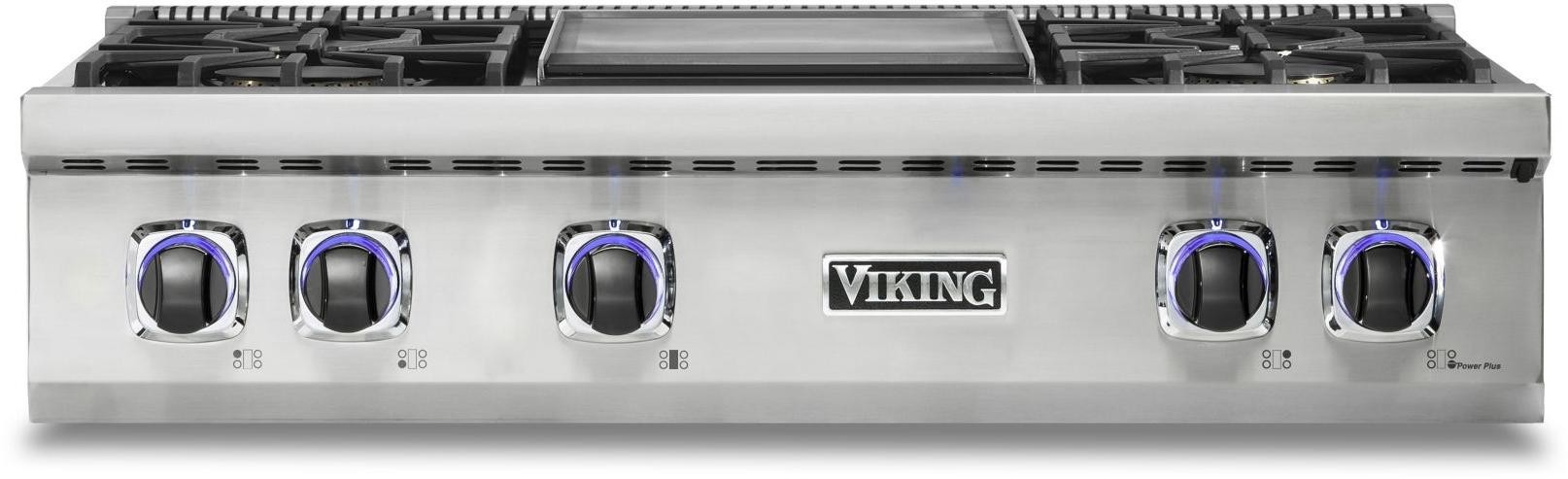 Viking 7 36 Natural Gas Rangetop VRT7364GSS