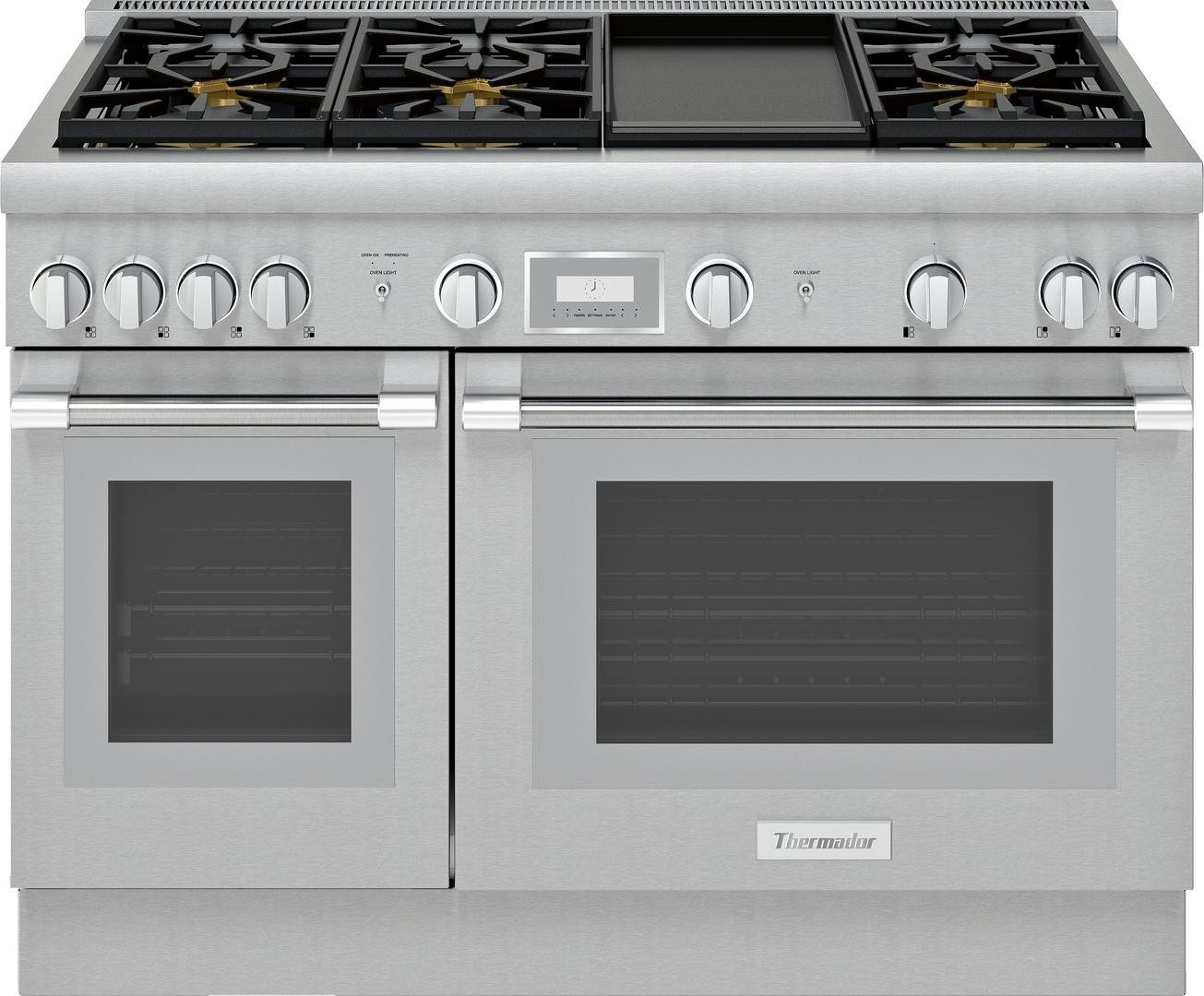 Thermador Pro Harmony Professional 48 Freestanding Natural Gas Range PRG486WDH