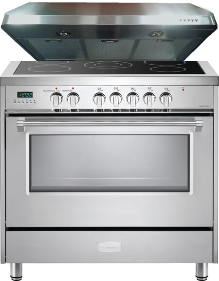 Verona 2 Piece Kitchen Appliances Package with Electric Range in Stainless Steel VERAHO207