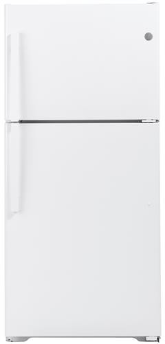 GE 30 Inch 30 Top Freezer Refrigerator GTE19JTNRWW