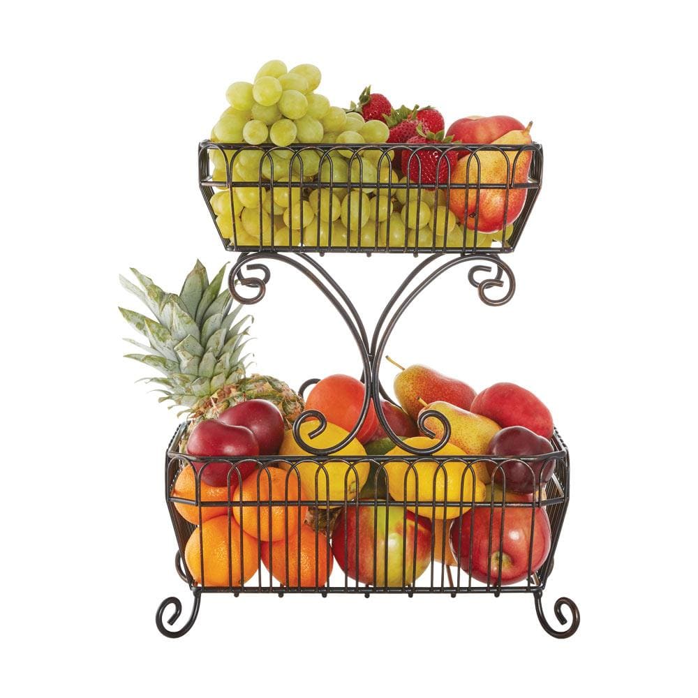 Countryside 2 Tier Fruit Storage Basket