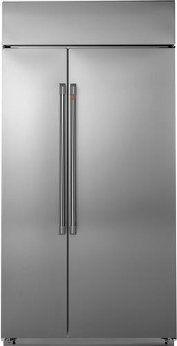 Cafe 42 Inch 42 Built In Side-by-Side Refrigerator CSB42WP2NS1
