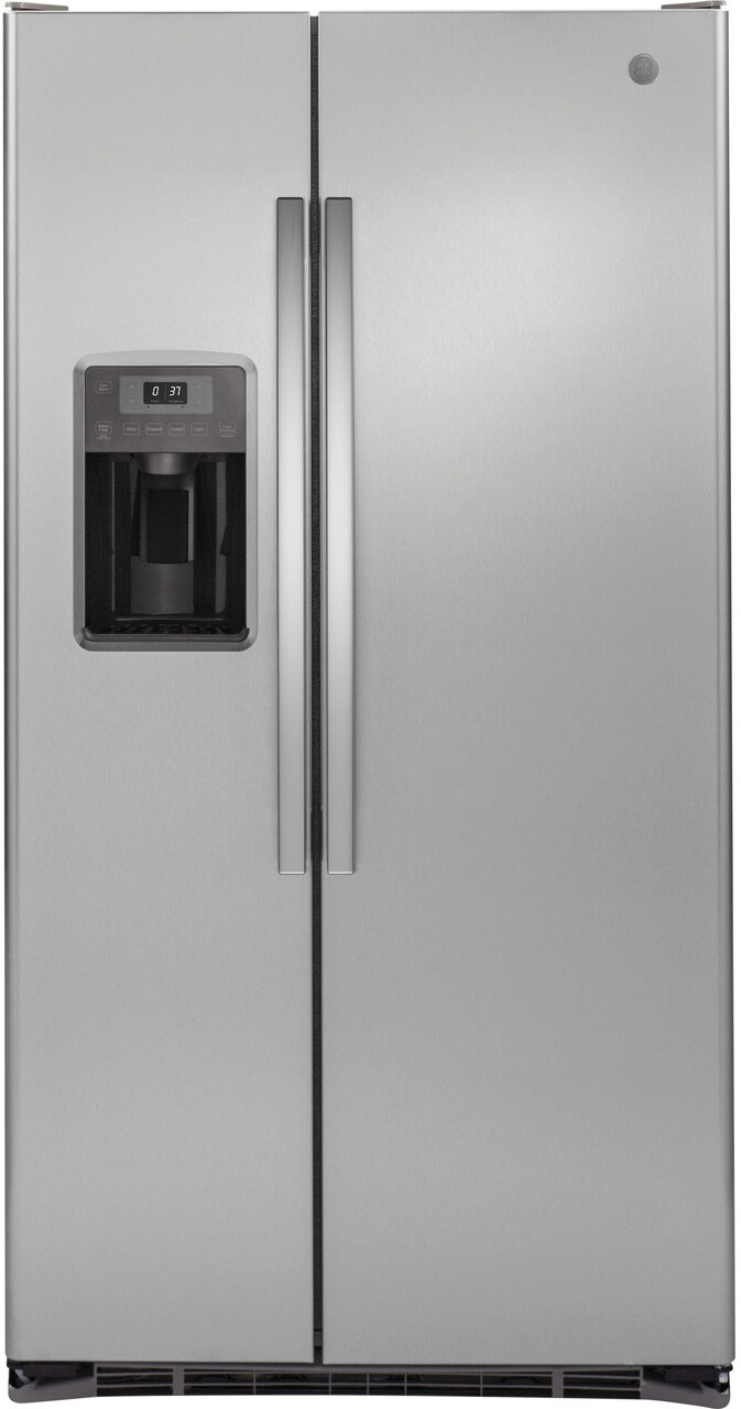 GE 36 Inch 36 Counter Depth Side-by-Side Refrigerator GZS22DSJSS