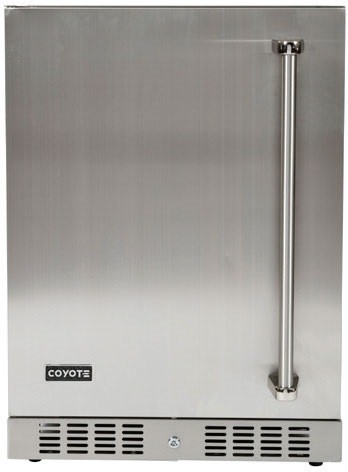 Coyote 24 Inch 24 Freestanding/Built In Undercounter Counter Depth Compact All-Refrigerator C1BIR24L