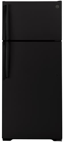 GE 28 Inch 28 Top Freezer Refrigerator GTS18HGNRBB