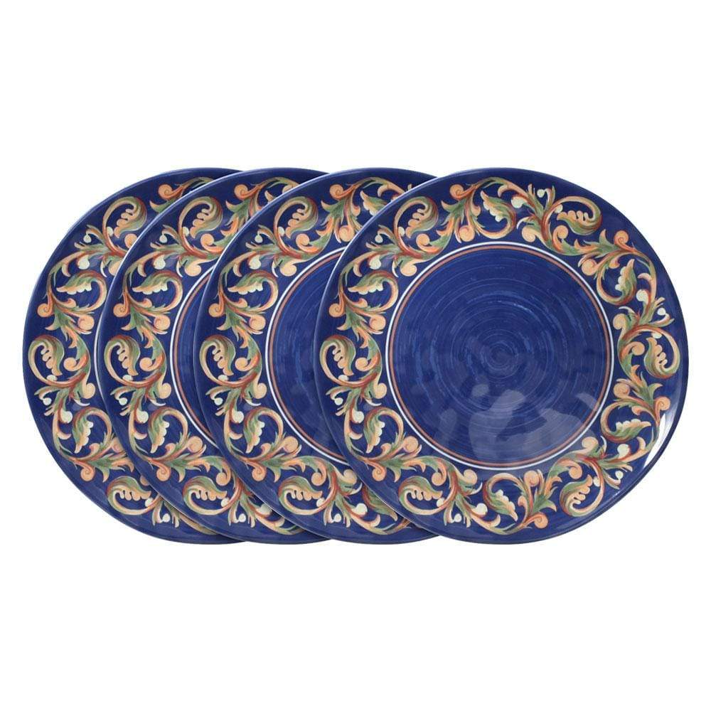 Villa della Luna® Set of 4 Melamine Dinner Plates