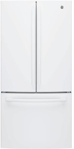 GE 33 Inch 33 Counter Depth French Door Refrigerator GWE19JGLWW