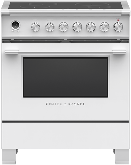 Fisher & Paykel Series 9 classic 30 Freestanding Induction Range OR30SCI6W1