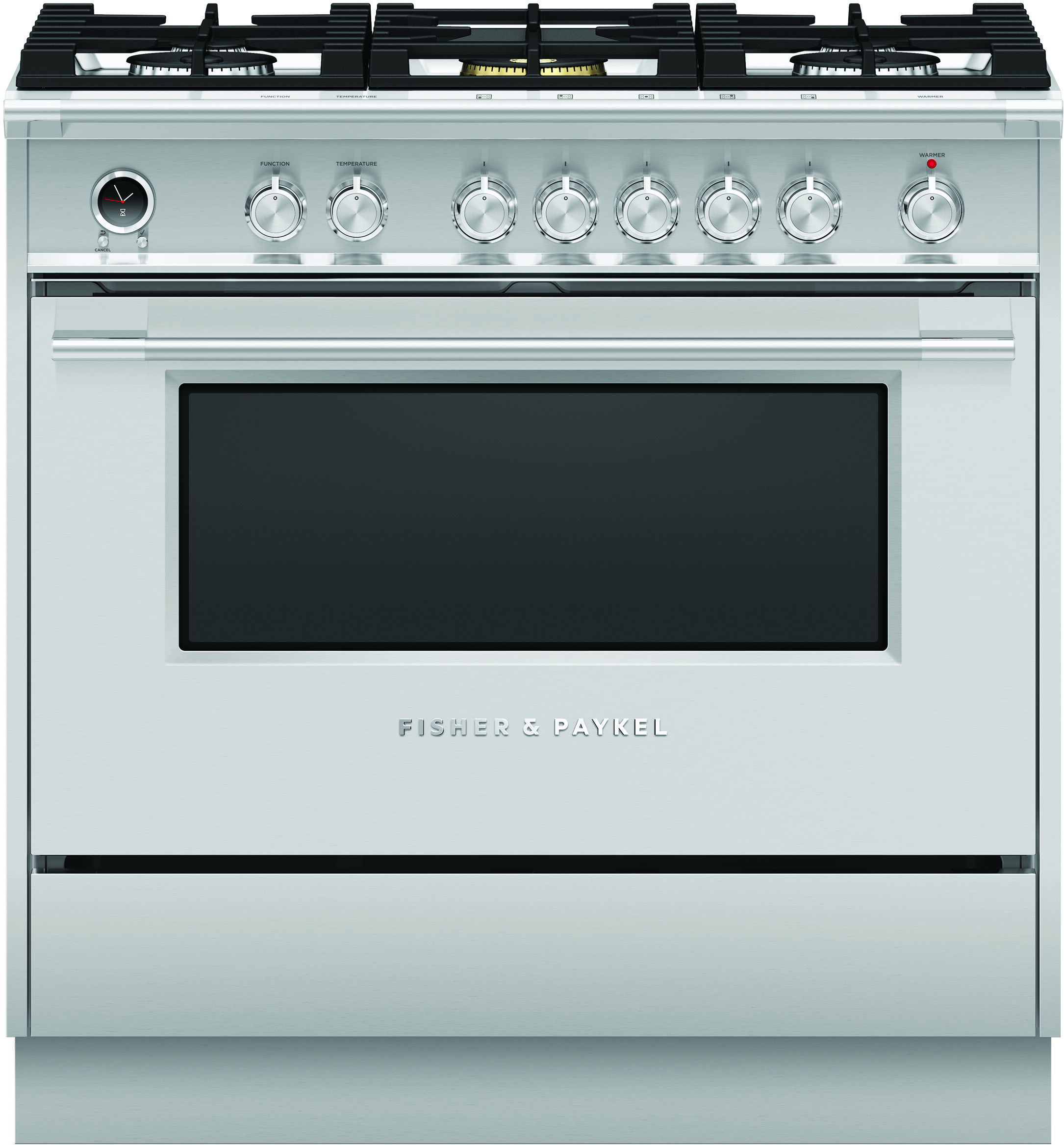 Fisher & Paykel Series 9 classic 36 Freestanding Dual Fuel Natural Gas Range OR36SCG6X1