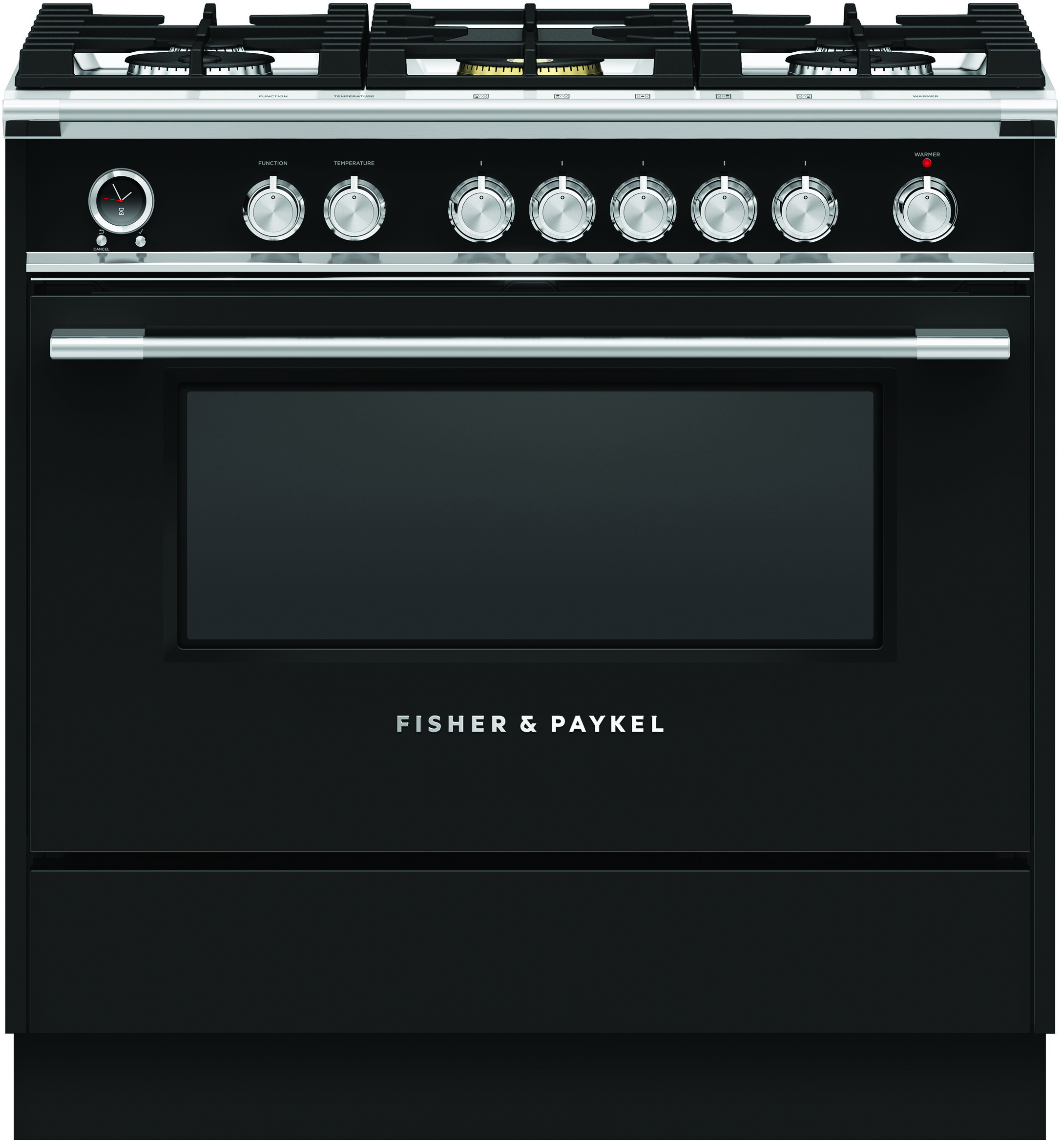 Fisher & Paykel Series 9 classic 36 Freestanding Dual Fuel Natural Gas Range OR36SCG6B1