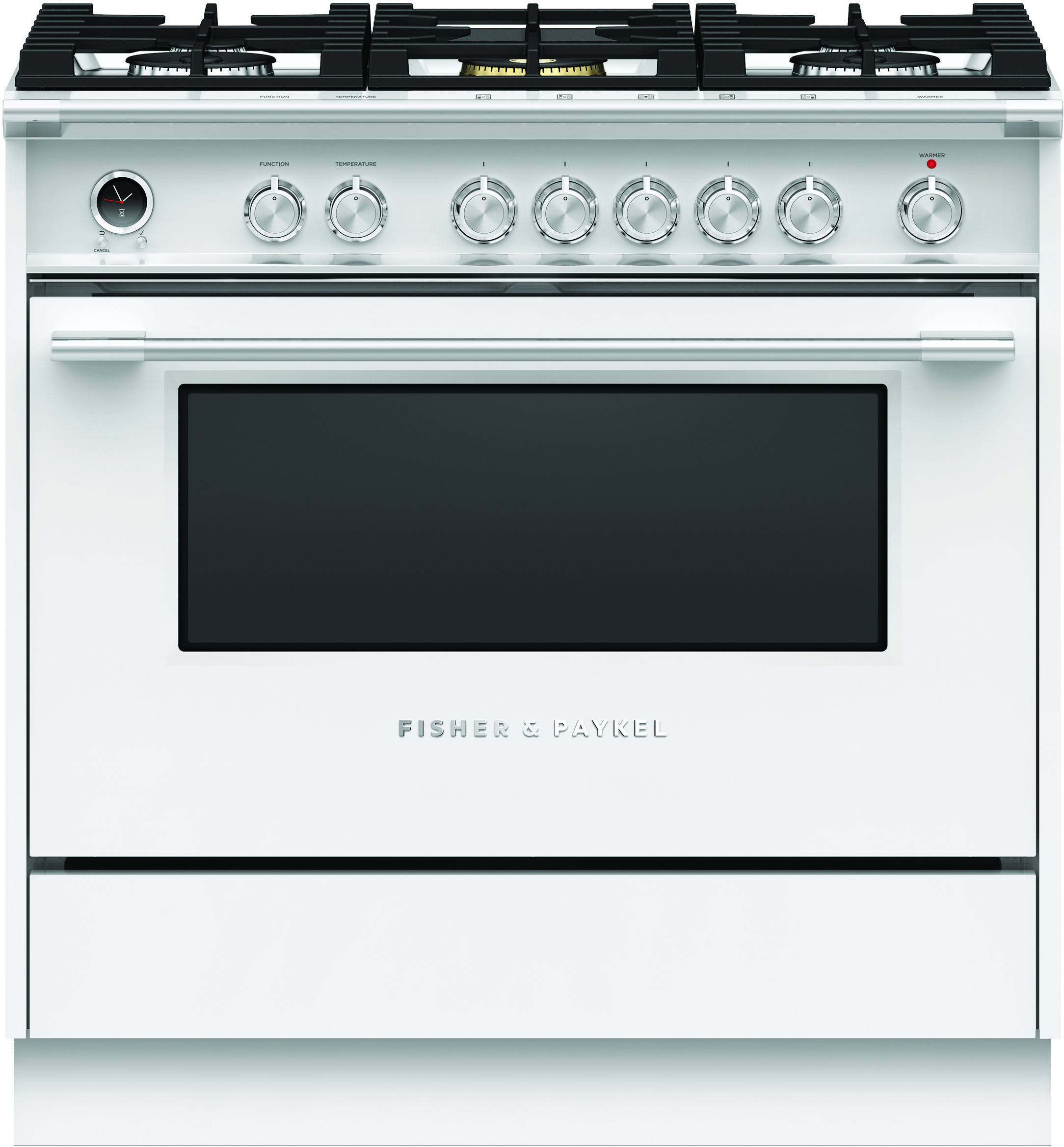 Fisher & Paykel Series 9 classic 36 Freestanding Dual Fuel Natural Gas Range OR36SCG6W1