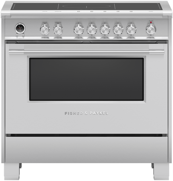 Fisher & Paykel Series 9 classic 36 Freestanding Induction Range OR36SCI6X1
