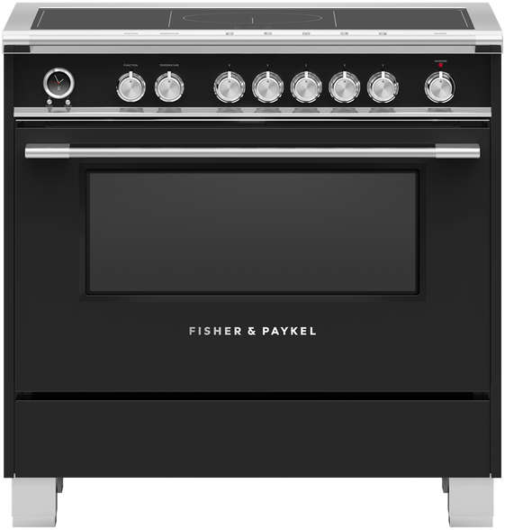 Fisher & Paykel Series 9 classic 36 Freestanding Induction Range OR36SCI6B1
