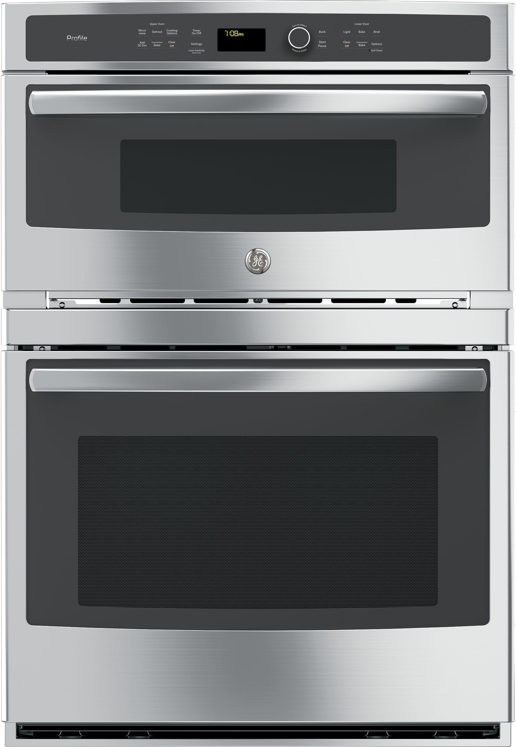 GE Profile 30 Double Electric Combination Wall Oven PT7800SHSS