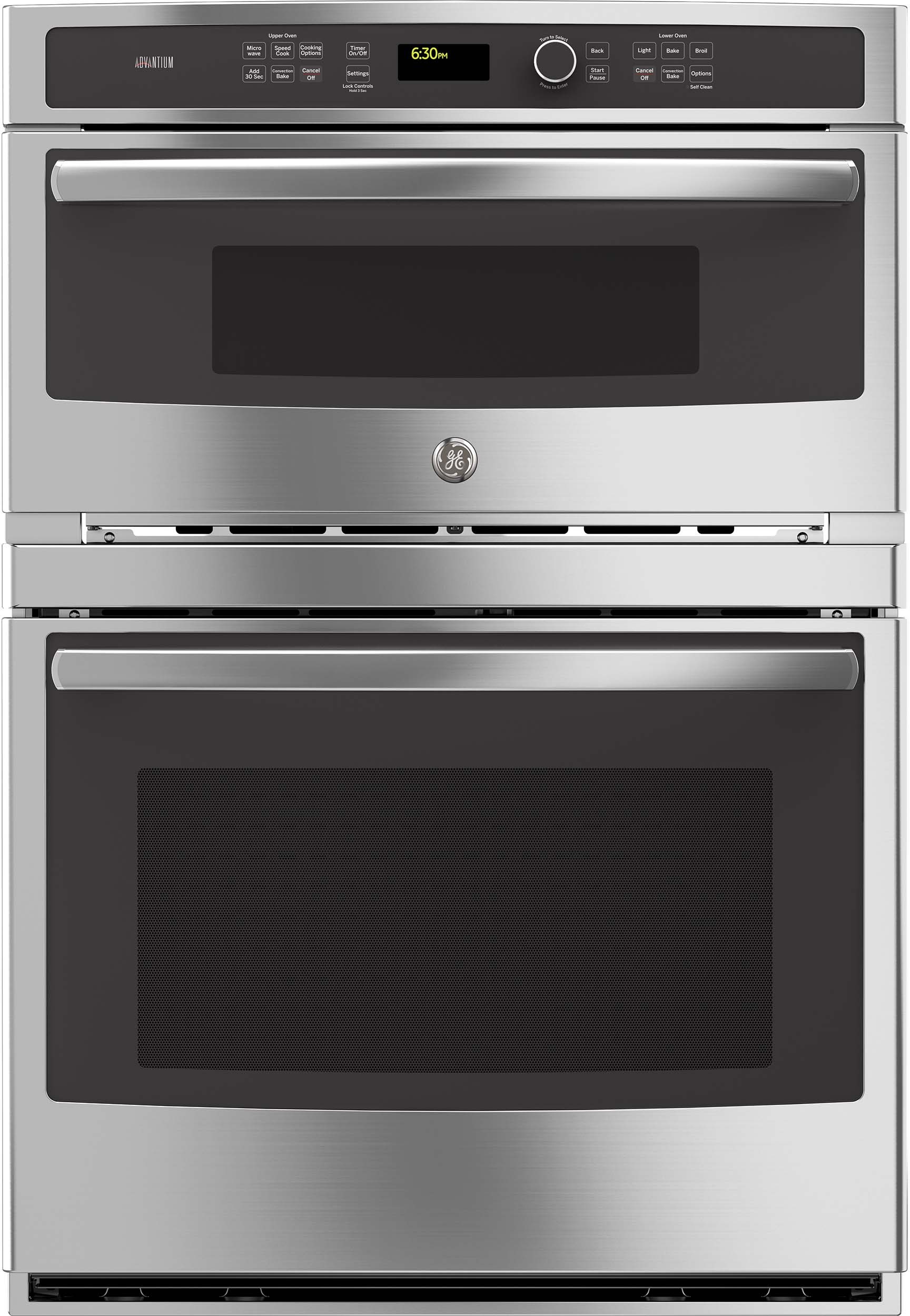GE Profile 30 Double Electric Combination Wall Oven PT9800SHSS