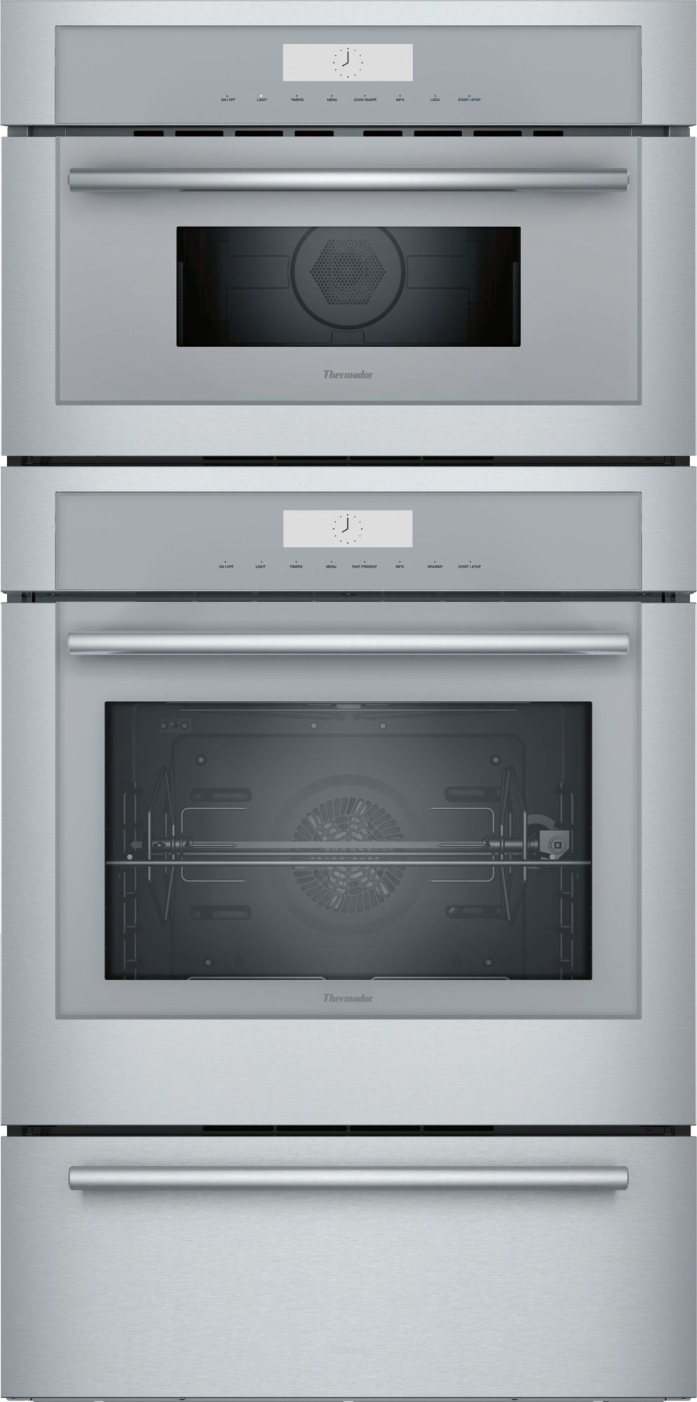 Thermador Masterpiece 30 Double Electric Speed Oven MEDMCW31WS