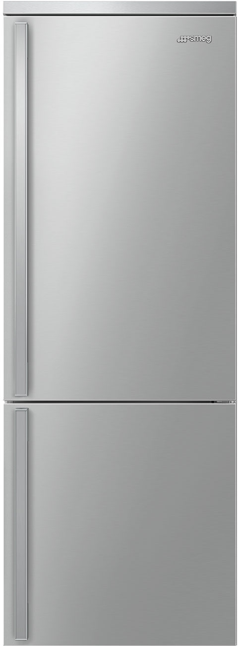 Smeg 28 Inch Portofino 28 Counter Depth Bottom Freezer Refrigerator FA490URX
