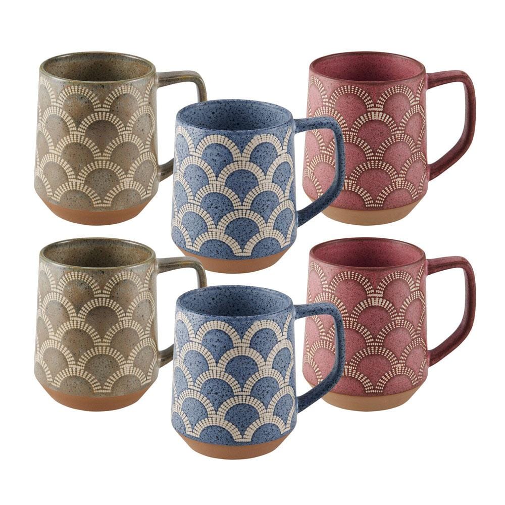 Scales Set of 6 Mugs, Assorted