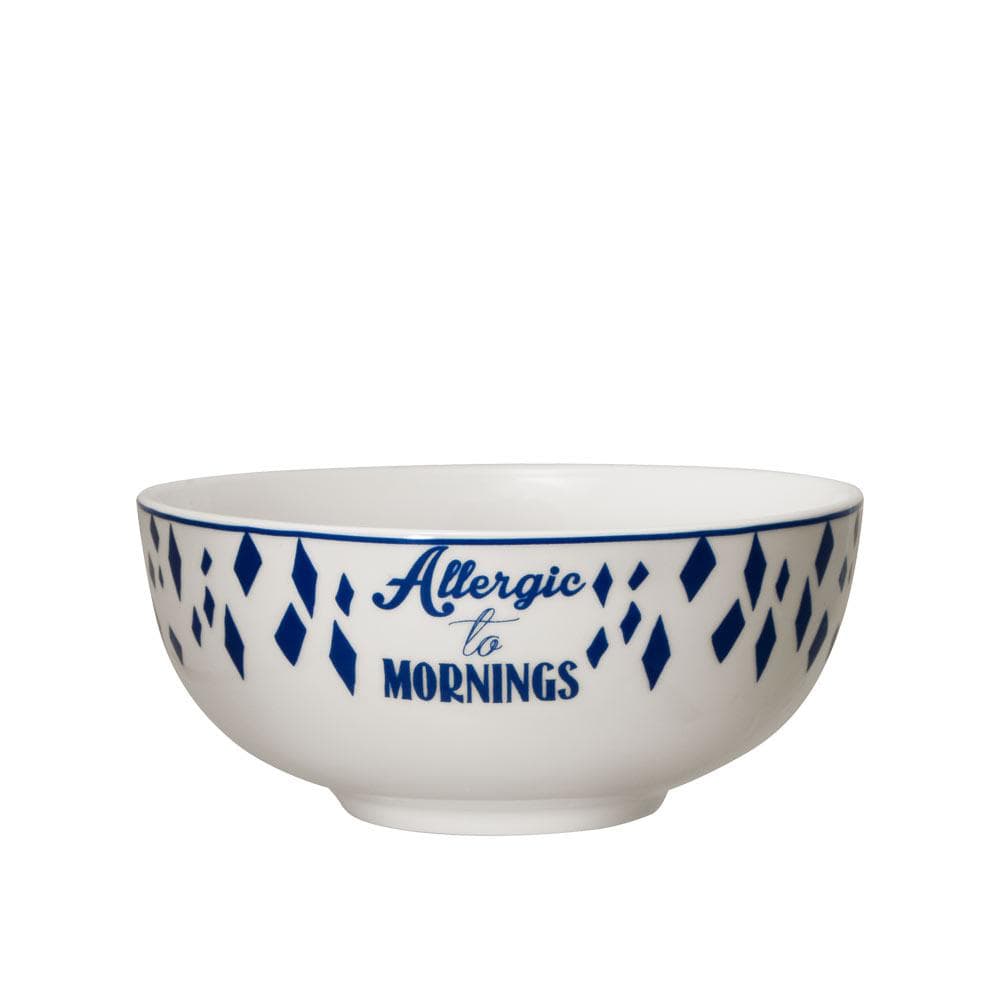 Allergic To Mornings Soup Cereal Bowl