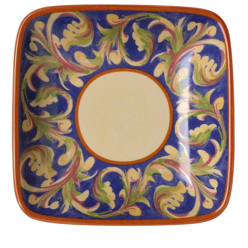 Villa della Luna® Square Ceramic Wine Tapas Plate