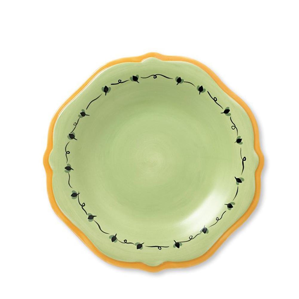 Pistoulet® Salad Plate with Yellow Band