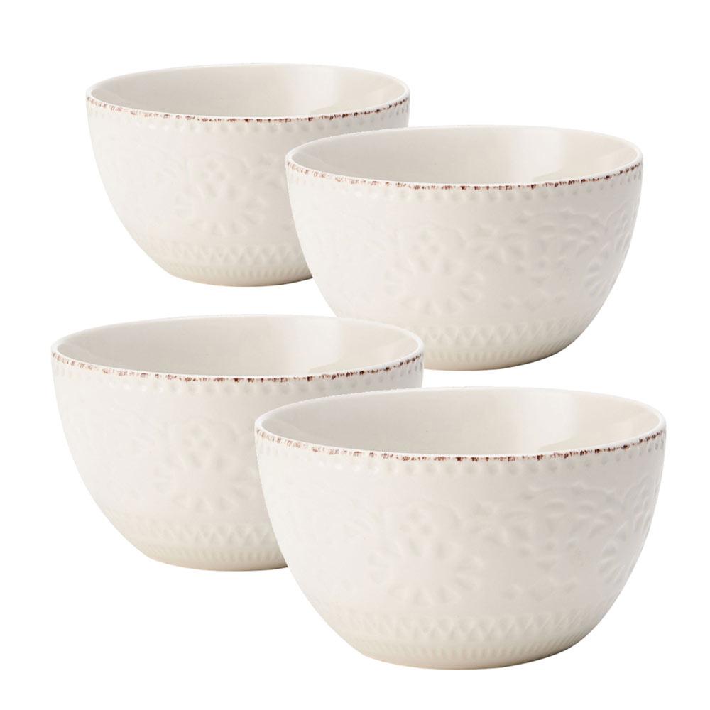Chateau Cream Set of 4 Soup Cereal Bowls