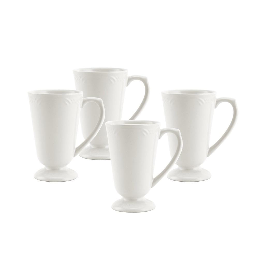 Filigree® Set of 4 Footed Mugs
