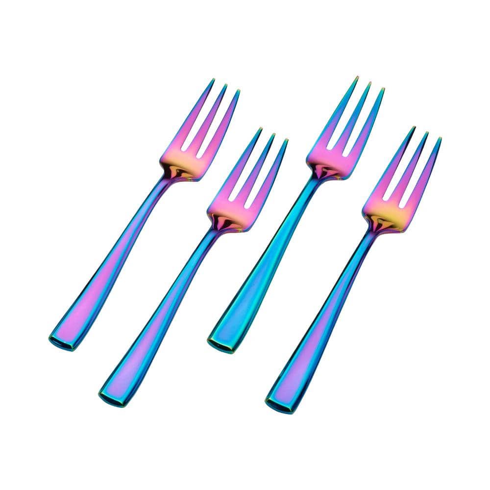 Forged Rainbow Dream Set of 4 Appetizer Forks
