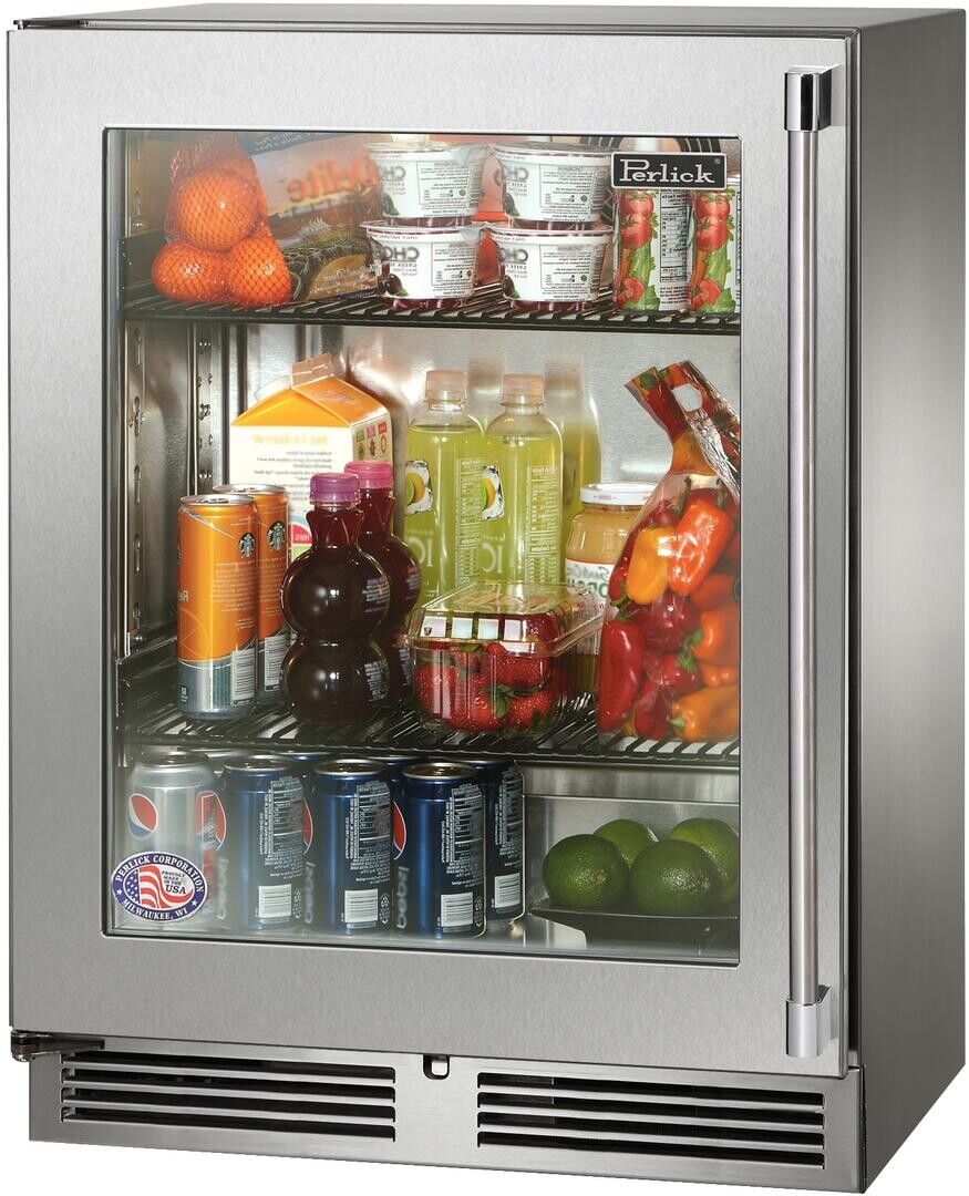 Perlick 24 Inch Signature Built In Refrigerator HH24RS43LL