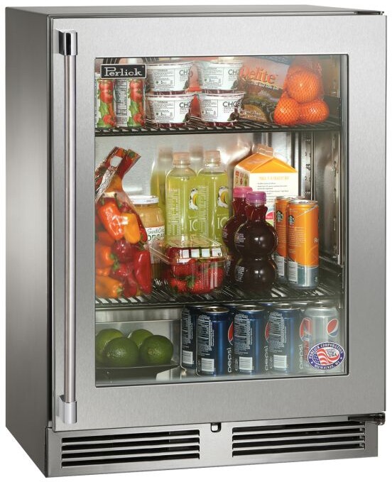 Perlick 24 Inch Signature Built In Refrigerator HH24RS43RL