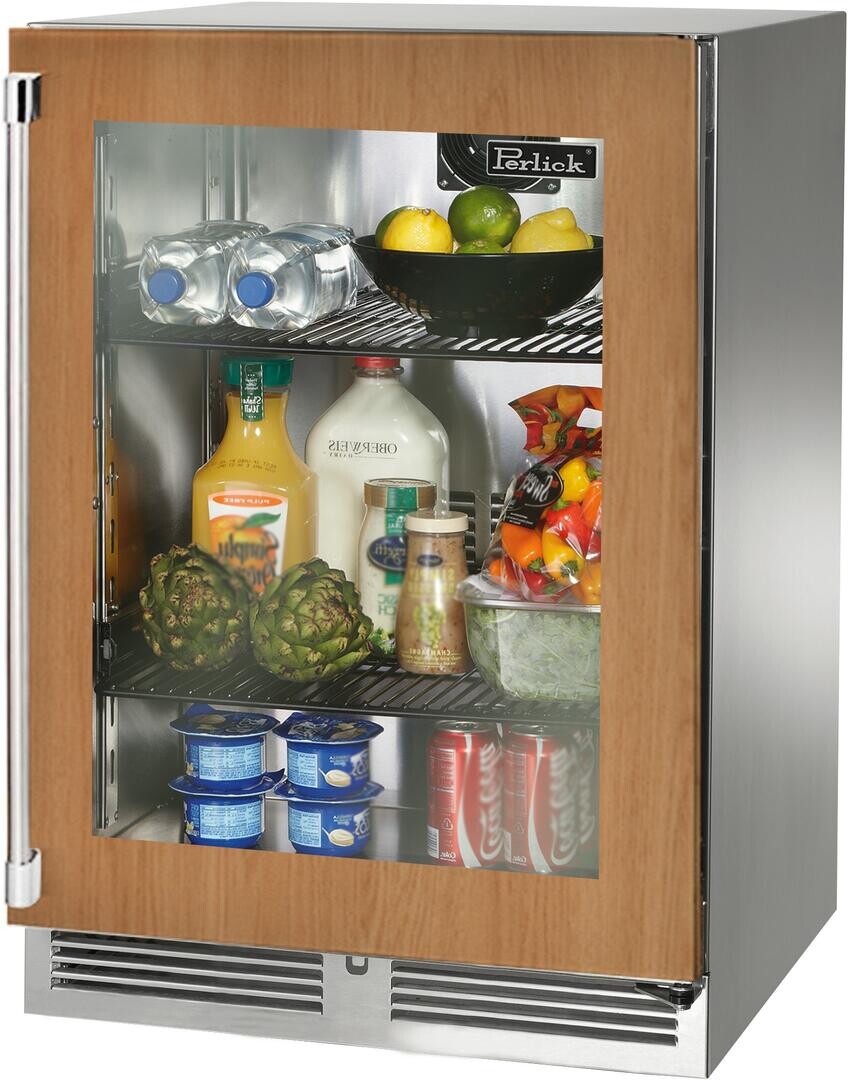 Perlick 24 Inch Signature 24 Built In Undercounter Counter Depth Compact All-Refrigerator HP24RS44R