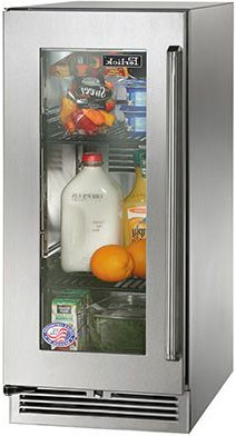 Perlick 15 Inch Signature 15 Built In Undercounter Counter Depth Compact All-Refrigerator HP15RO44L