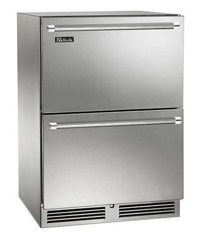 Perlick 24 Inch Signature 24 Refrigerator Drawers HP24ZO45