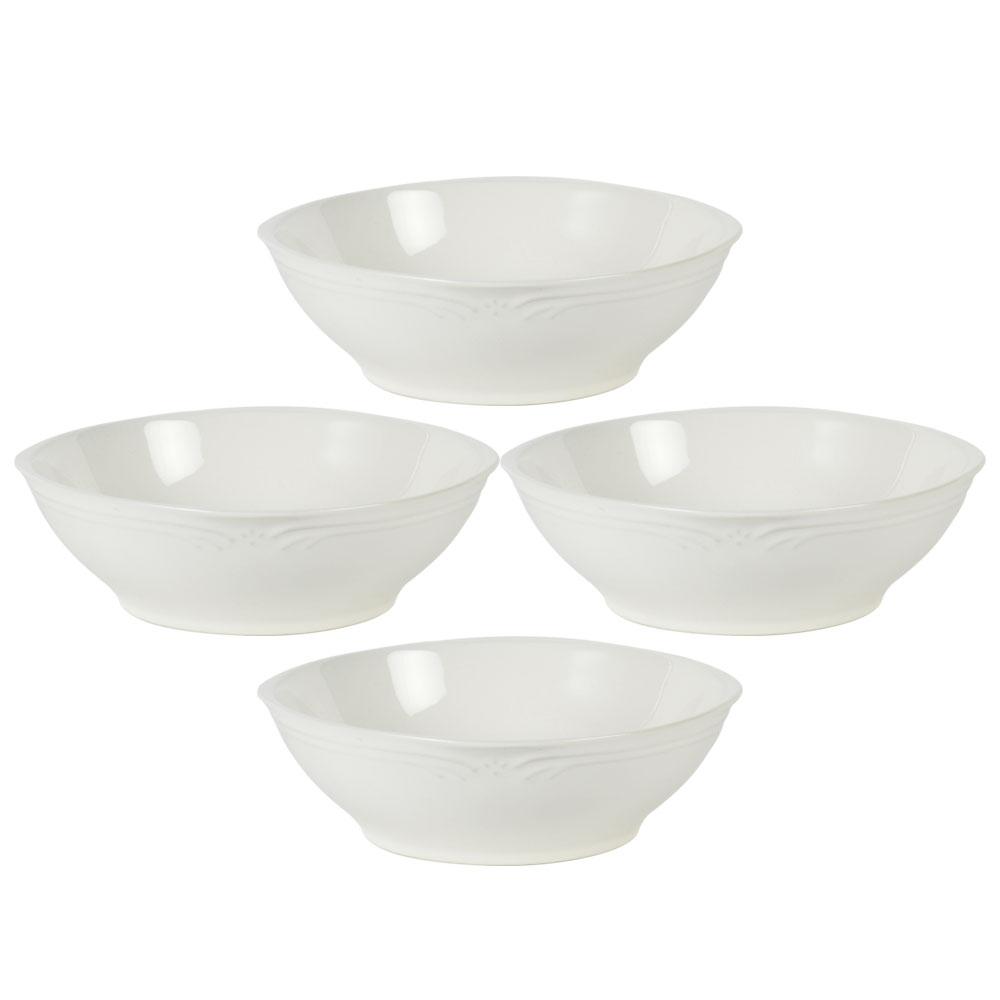 Filigree® Set of 4 Square Soup Cereal Bowls