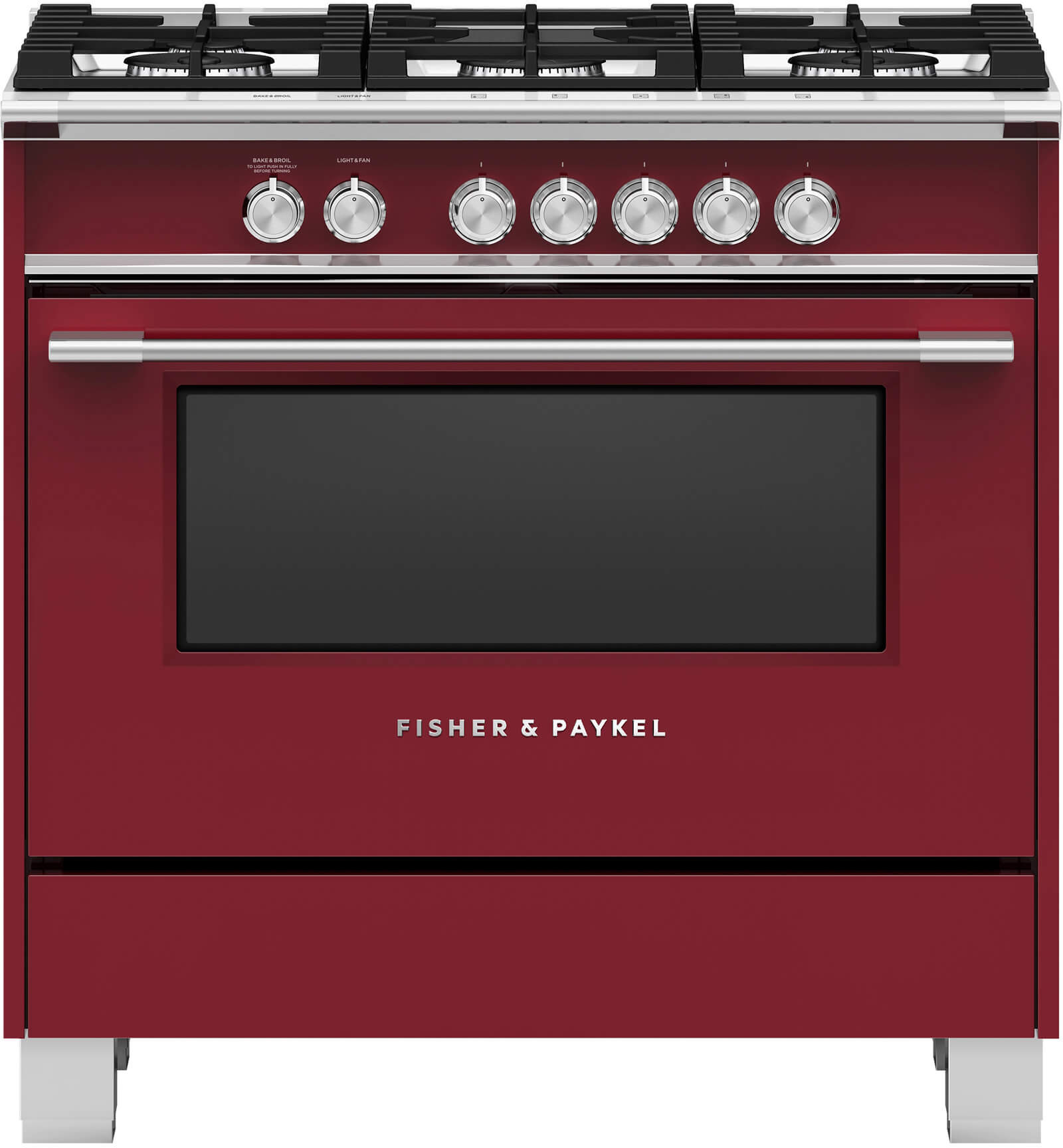 Fisher & Paykel Series 7 classic 36 Freestanding Natural Gas Range OR36SCG4R1