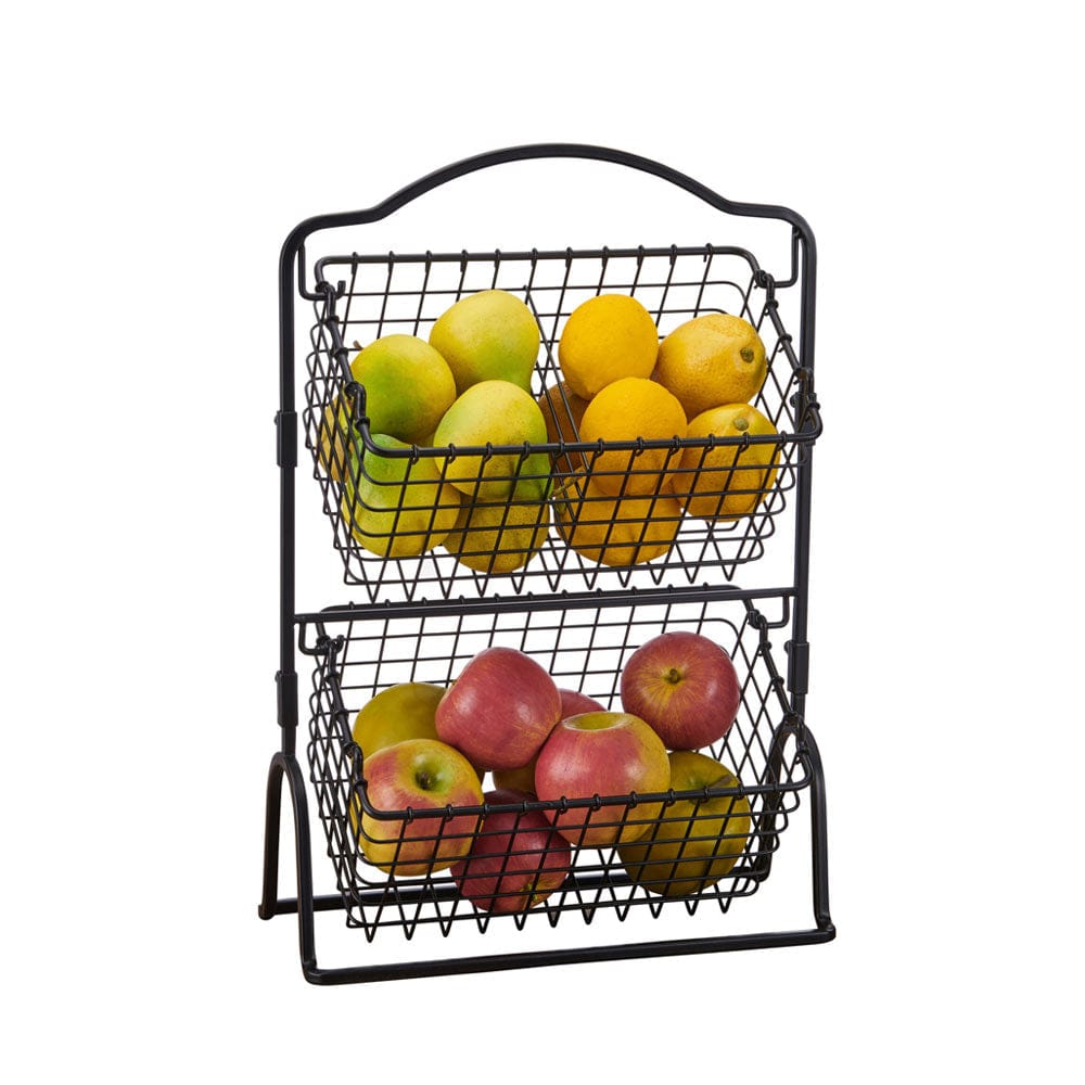 Grid 2 Tier Storage Basket