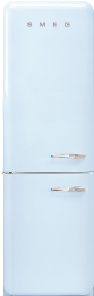 Smeg 24 Inch 50's Retro Design 24 Bottom Freezer Refrigerator FAB32ULPB3
