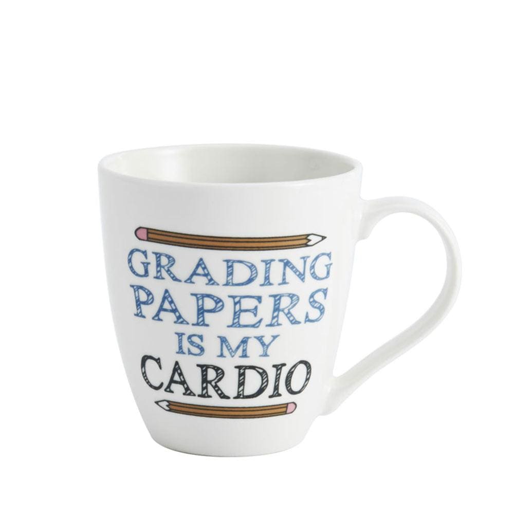 Sentiment Mugs Grading Papers Is My Cardio Mug