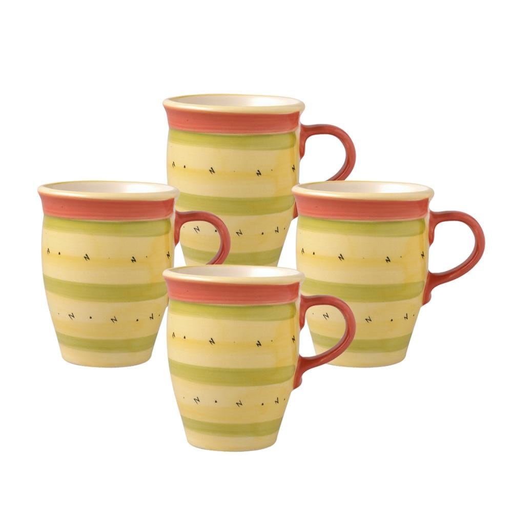 Pistoulet® Set of 4 Mugs with Red Handle