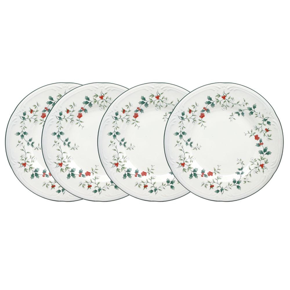 Winterberry® Set of 4 Luncheon Plates