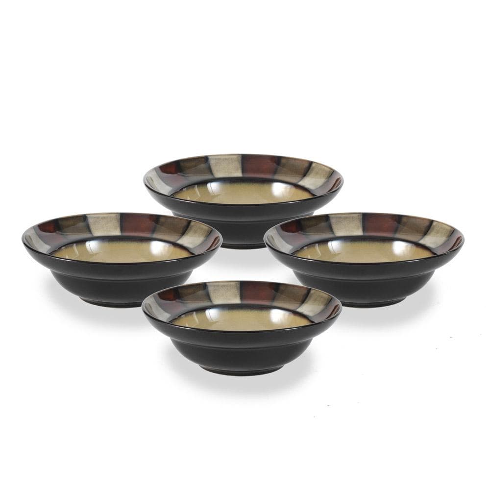 Taos Set of 4 Rim Soup Cereal Bowls