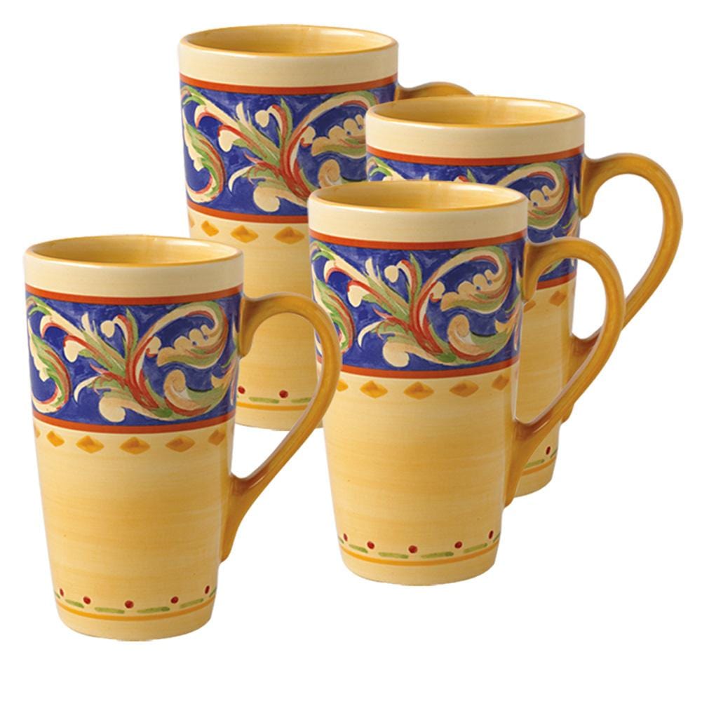 Villa della Luna® Set of 4 Latte Mugs