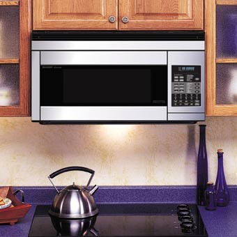 Sharp 1.1 Cu. Ft. Over-The-Range Microwave R1874TY