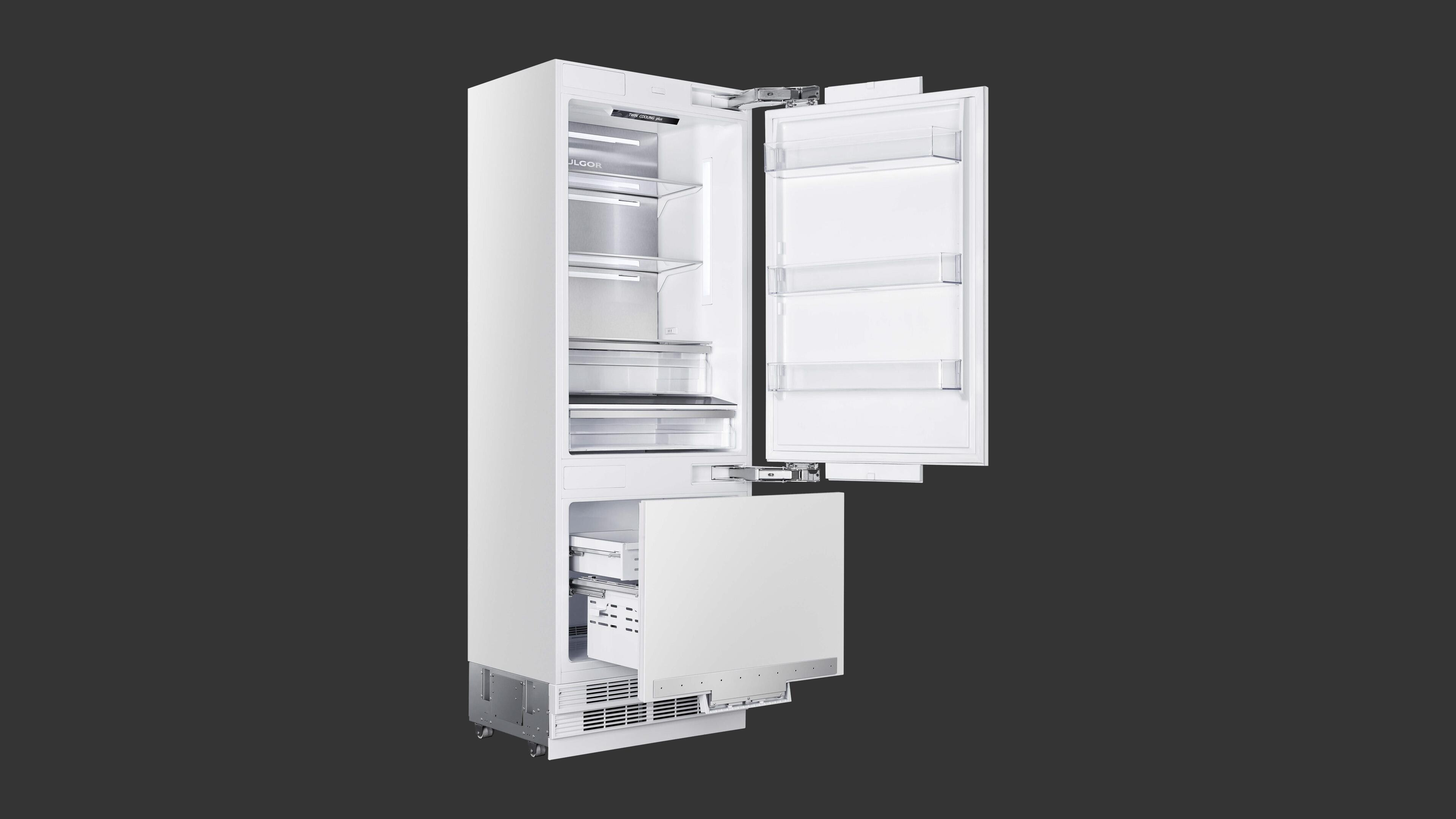 Fulgor Milano 30 Inch Milano 30 Built In Counter Depth Bottom Freezer Refrigerator FM4BM30IFBI
